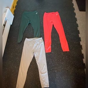EUC Gymshark Train Leggings (3 Pairs)